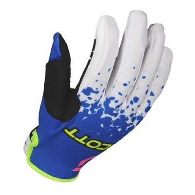 Scott 350 Race Evo MX Gloves Off-Road Mens Blue Yellow - Image 1 of 2