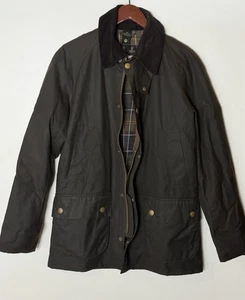 Barbour Herren Ashby Wachsjacke Größe Small EINZELHANDEL $ 398 OLIV - Bild 1 von 8