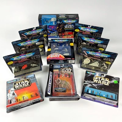Star Wars Micro Máquinas Lote de 11 Juegos Sellados Colección Vintage Galoob Años 90 Foto 1 de 4