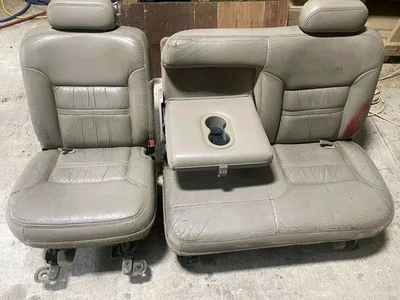 00 a 05 Ford Excursion 2ª fila banco asientos cuero tostado Foto 1 de 4