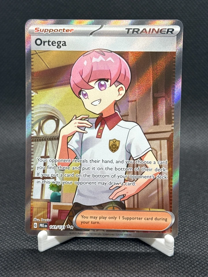 Pokemon TCG Ortega #141/131 Pokemon Prismatic Evolutions Full Art Ultra Rare NM - Image 1 of 1