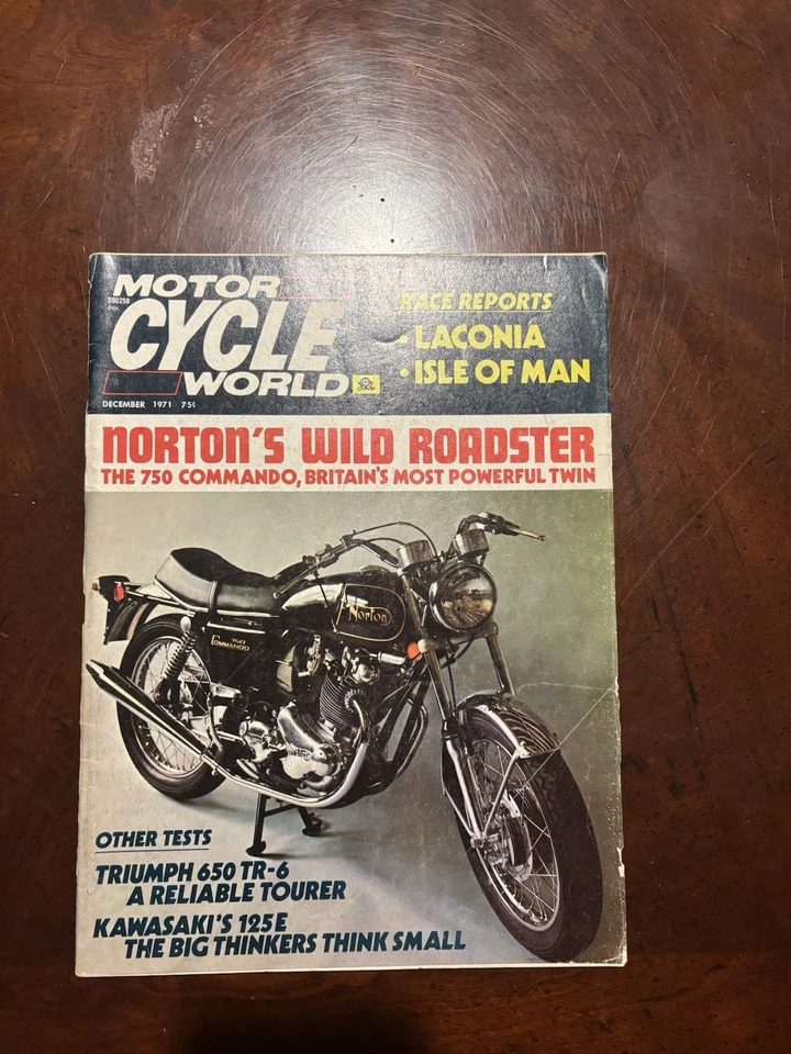 MOTOR CYCLE WORLD DECEMBER 1971 MAGAZINE - Image 1 of 4