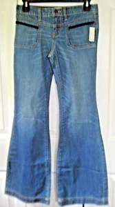 Girls Denim Jeans Size 14 Old Navy Super Flare NWT - Picture 1 of 2
