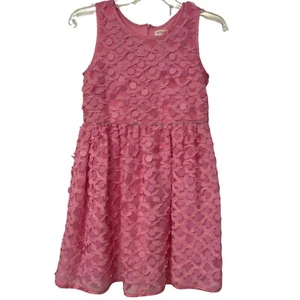CAT & JACK Big Girl's Bubblegum Pink Sequin Dress Size Large (10-12) Sleeveless - Picture 1 of 7