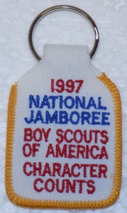 BSA/Boy Scouts 1997 National Jamboree Character Counts Key Chain 1 7/8 w x 2.5 t - Picture 1 of 2