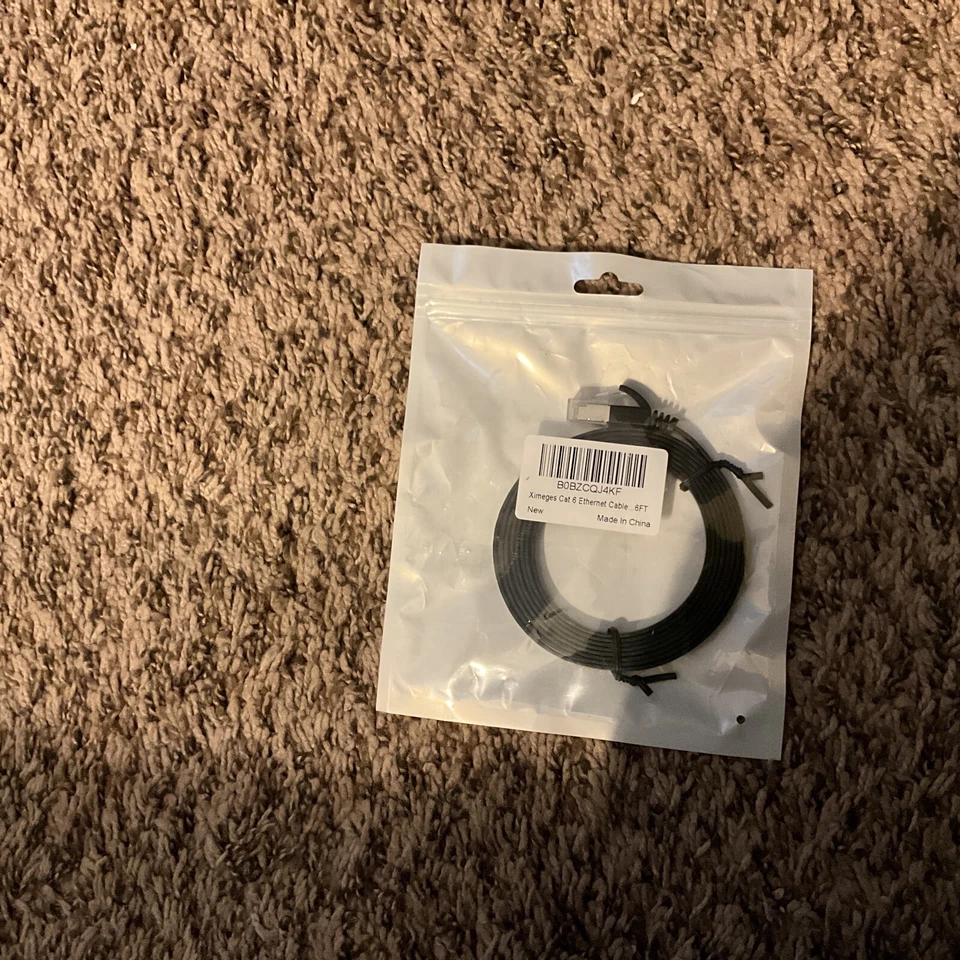 Cat6 патч шнур кабель литые ботинки 6 футов лот из 1 - Изображение 1 из 1