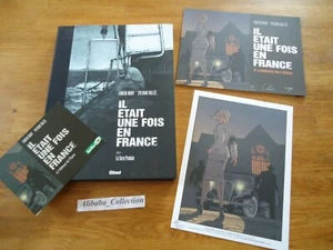 LOT TIRAGE TETE TT IL ETAIT FOIS FRANCE 6 PORTFOLIO DEDICACE ex Libris BD VALLEE - Picture 1 of 9