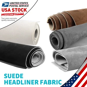 You Pick Headliner Fabric Auto Roof Lining DIY Replacement Repair Foam Backing - Picture 1 of 29