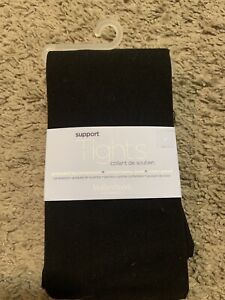 NWT! Motherhood Maternity Black Support Tights - Size A
