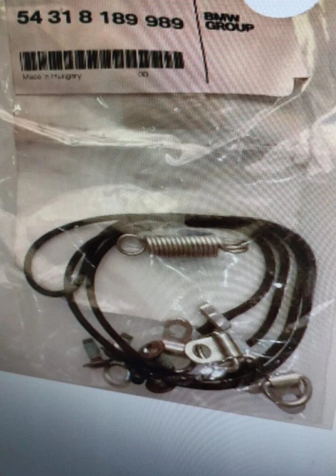 Kit Reparación Original BMW E36 318i 323i M3 Convertible Superior Columna "C" 54318189989 Foto 1 de 1