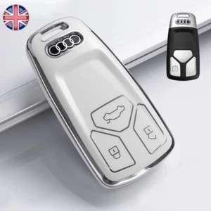 Key Cover Protector Case Fob For Audi A4 A5 A6 A7 A8 Q5 S5 Q7 S7 TT RS TFSI SQ - Picture 1 of 12
