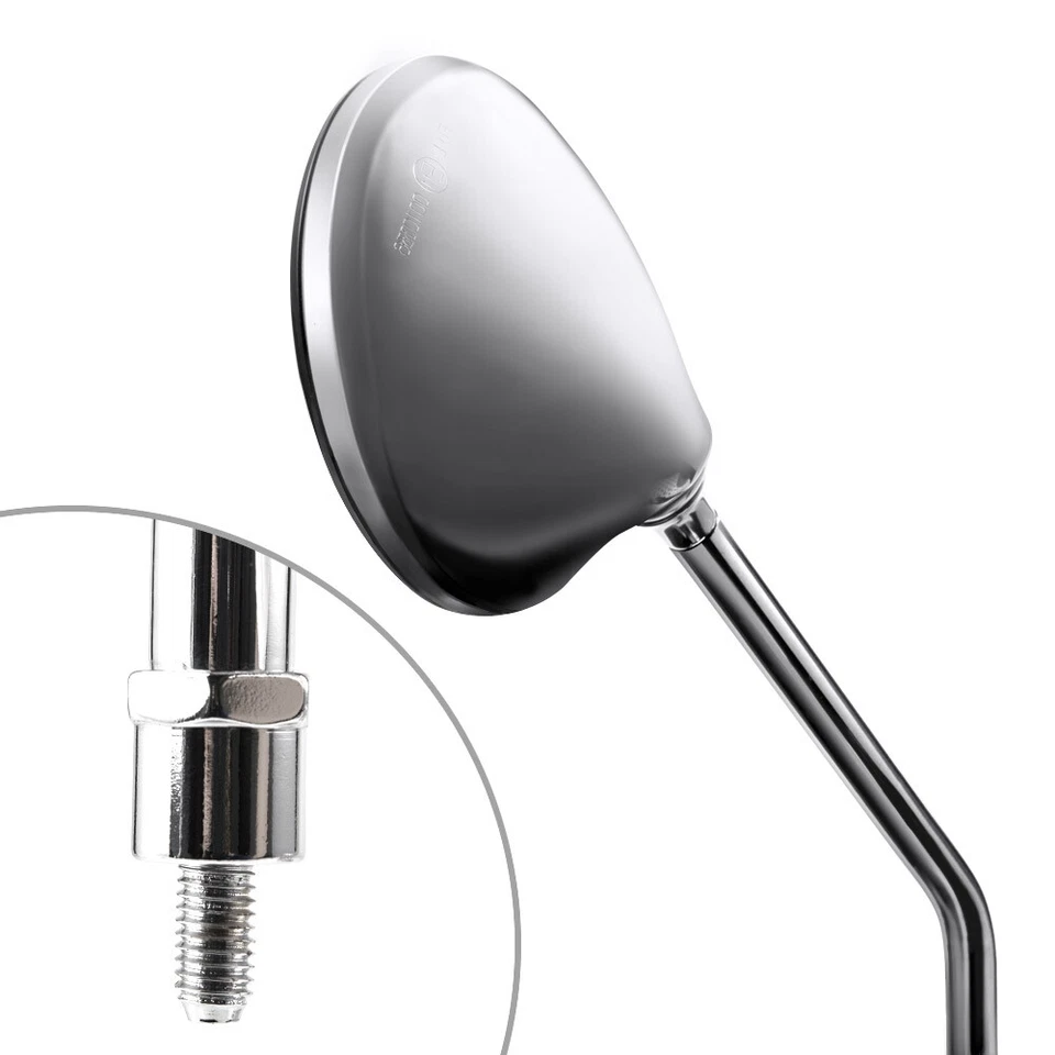 -Espejo retrovisor OE de repuesto acero convexo DERECHO x1 se adapta a Vespa Granturismo 200 Foto 1 de 4