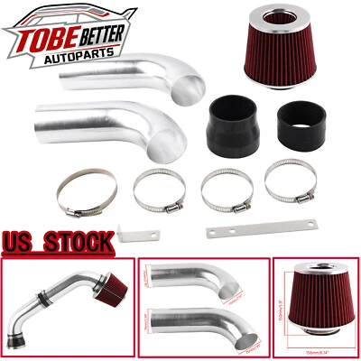 Red Filter For 1999-2005 BMW E46 323/325/328/330 I6 Engine Cold Air Intake Kit - Imagem 1 de 4