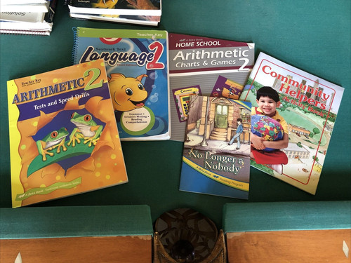 A Beka 2nd Grade Misc. Math Language Reading Activity Books Teacher ...