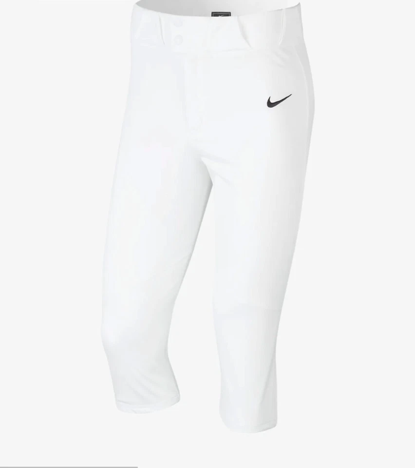 Nike Vapor Select Baseball Pants Team White Size Large BQ6432-100