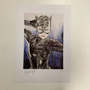 Catwoman Signed Art Print by Becky Knapp - Picture 1 of 8