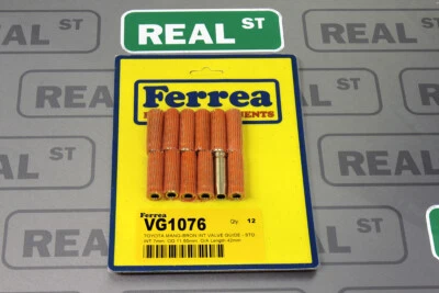Guías de válvula de admisión Ferrea STD para 1FZ 1FZFE 4,5 L I6 Landcruiser Toyota Foto 1 de 4