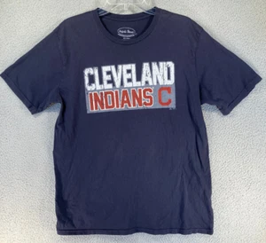Cleveland Indians T Shirt Adult Large Blue Short Sleeve Francisco Lindor 12 - Picture 1 of 10