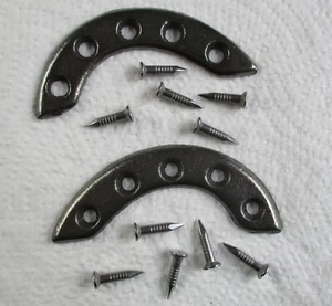 Set of British Army:"AMMO BOOT TOE PLATES" (With Fixing Nails/Screws, Sizes 7-8) - Picture 1 of 4