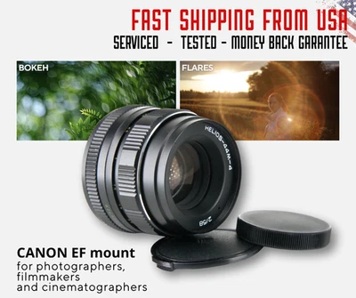 Helios 44M4 2/58 Portrait Vintage Lens for m42 screw cover Full Frame sensors - Image 1 of 4