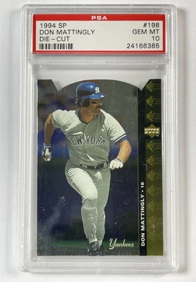 Don Mattingly PSA 10 1994 SP #198 troquelado Yankees 6385 Foto 1 de 2