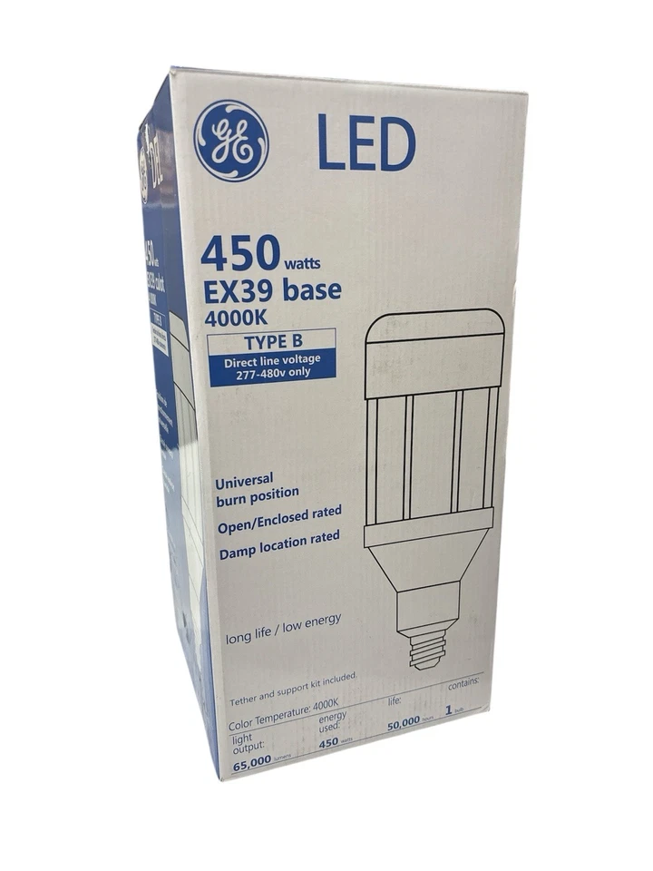 GE LED450BT56/740 Omni Directional Flood HID Replacement LED Light Bulb - Image 1 of 2