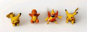 Vintage Lot Of 4  Pokémon Toy Mini Figures Charmandar  Pokemon Action Retro - Picture 1 of 6