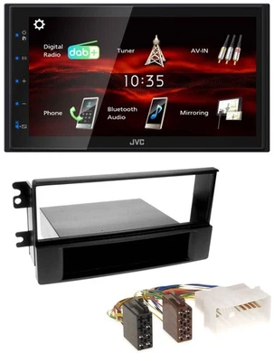 JVC USB Bluetooth MP3 DAB 2DIN Autoradio für Kia Sportage II 2005-2009 - Bild 1 von 4