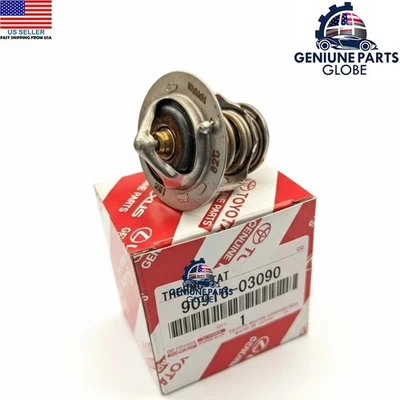 GENUINE TOYOTA CAMRY CELICA RAV4 SOLARA ENGINE COOLANT THERMOSTAT 90916-03090 - Image 1 of 4