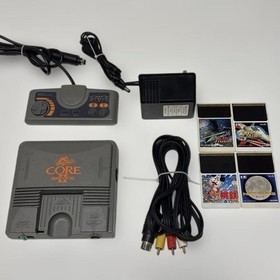 NEC PC Engine CoreGrafx II 2 PI-TG7 Console System with 4Games Set Tested