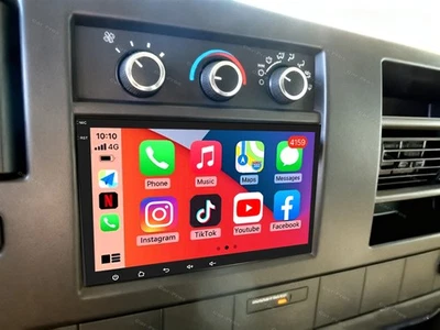 Radio estéreo para automóvil para Chevrolet Express 1500 2500 3500 2008-2011 GPS navegación WIFI BT Foto 1 de 4