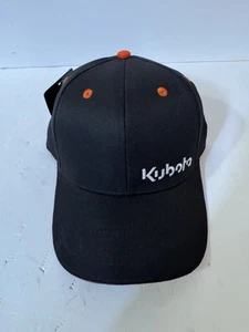 NEW! Kubota Tractor Snapback Hat Cap K-Products Black Mesh-Back Embroidered Logo - Picture 1 of 6