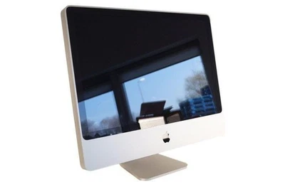Apple iMac 24'' Core 2 Duo 4GB NO STORAGE Black Desktop Computer A1225 - Image 1 of 2