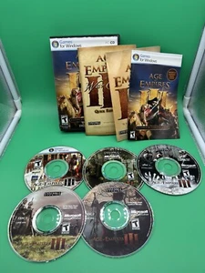 Age Of Empires 3 PC Game Complete CIB W/ Manual & Reference Book Clean/Tested - Picture 1 of 12