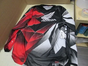 FOX MOTOCROSS MOUNTAIN-BIKE BMX ATV MX JERSEY / MENS LARGE HC RETRO /HONDA HRC - Imagen 1 de 7