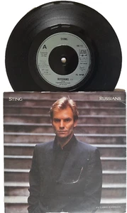 EX Sting (of The Police) - Russians 7" VINYL 45 1985 - Picture 1 of 2