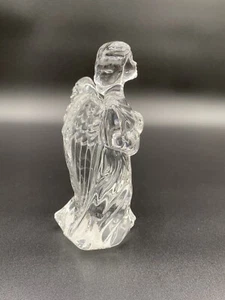 Waterford Guardian Angel Lead Crystal Figurine Sculpture Prayer Faith Signed - Picture 1 of 9