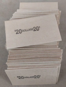 100 Mangas de Papel Monedas IKE Eisenhower MORGAN Peace DÓLARES DE PLATA Rollo - Imagen 1 de 2