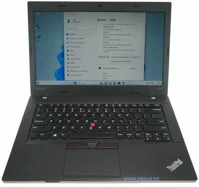 LENOVO ThinkPad L470 i5 2,5 GHz 256 GB SSD 8 GB RAM WIN 11/10 Tast. UK  sehr Gut - Bild 1 von 4