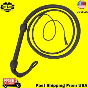 BULL WHIP 10 Feet long 16 Plaits Para-cord Nylon CUSTOM BULLWHIP - Picture 1 of 9