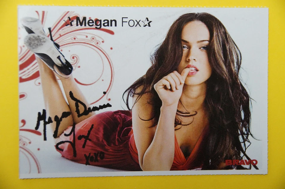 Megan Fox - rare 2009 Bravo magazin card - German Rookie card - excellent cond - Bild 1 von 2