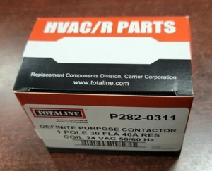 Carrier Bryant OEM Condenser Contactor 1 Single Pole 30 Amp P282-0311 HN51KC024 - Picture 1 of 4