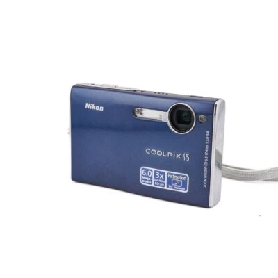 Nikon COOLPIX S5 Digital Camera 6.0MP 3x Optical Zoom CCD Vintage Auto Focus - Image 1 of 4