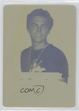 2021 Leaf Metal Pop Century Printing Plate Yellow 1/1 Jesse McCartney Auto 2b2