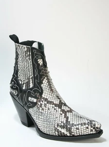  16490 Sendra Botines GORCA Piton Imit. Hecho a mano negro - Imagen 1 de 5