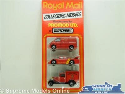 MATCHBOX ROYAL MAIL POST OFFICE SET MB38 MB46 MB60 TRANSIT VAN SAUBER MODEL CAR - Image 1 of 4