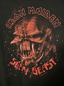 Iron Maiden “Sexy Beast-The Final Frontier Eddie” girlie/womens Large shirt Used - Picture 1 of 5