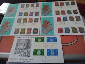 Guernsey Coin Stamp First Day Covers 1979 & 1980 Free UK Post 