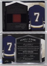 2022-23 Leaf ITG Used Hall Of Fame Caliber Relics Purple /45 Keith Tkachuk #HF-7