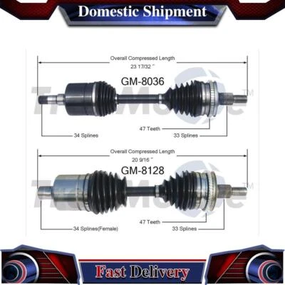 Junta del eje de transmisión delantero CV para Chevrolet Lumina 1997 1998 1999 2000 2001 Foto 1 de 3